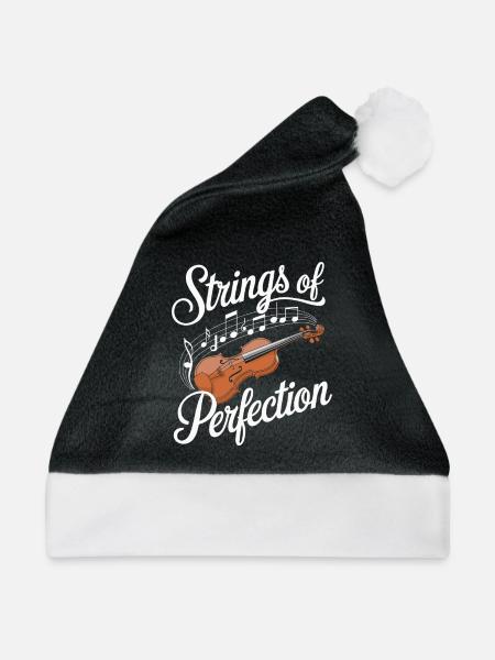 Violinisten Streichinstrumentenmusiker Klassik - Weihnachtsmütze - Schwarz/Weiß