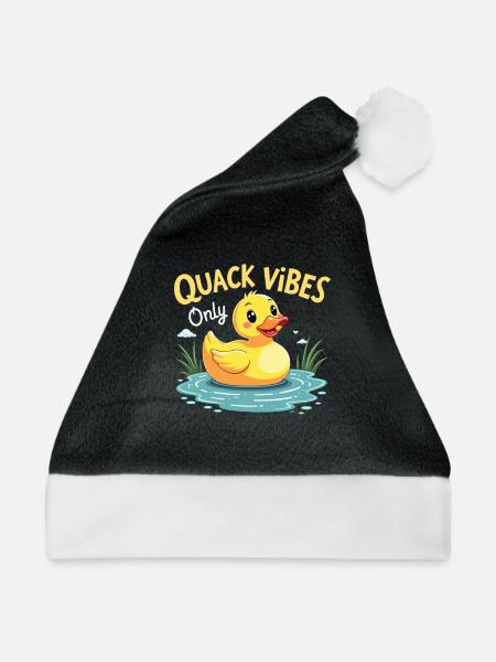 Nutztier-enten-enthusiasten Hinterhof-enten - Weihnachtsmütze - Schwarz/Weiß