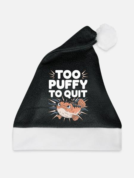 Kugelfisch-meereslebewesen-enthusiasten Quirky - Weihnachtsmütze - Schwarz/Weiß - Vorne