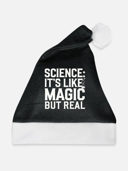 Microscope Enthusiast Lab Technician Science - Weihnachtsmütze - Schwarz/Weiß