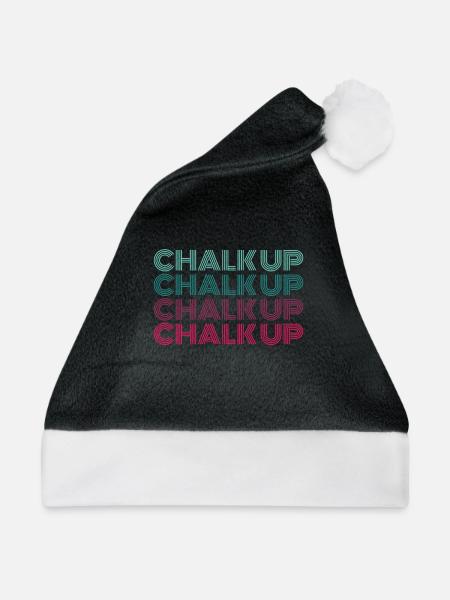 Boulderer Chalk Up Bouldern - Weihnachtsmütze - Schwarz/Weiß