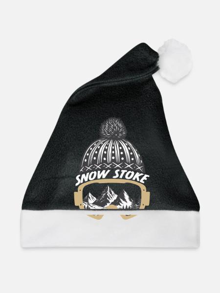 Snow Stoke - Weihnachtsmütze - Schwarz/Weiß
