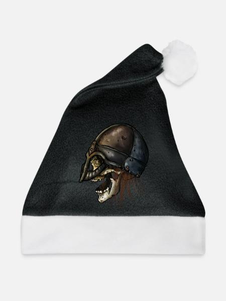 Viking - Weihnachtsmütze - Schwarz/Weiß - Vorne