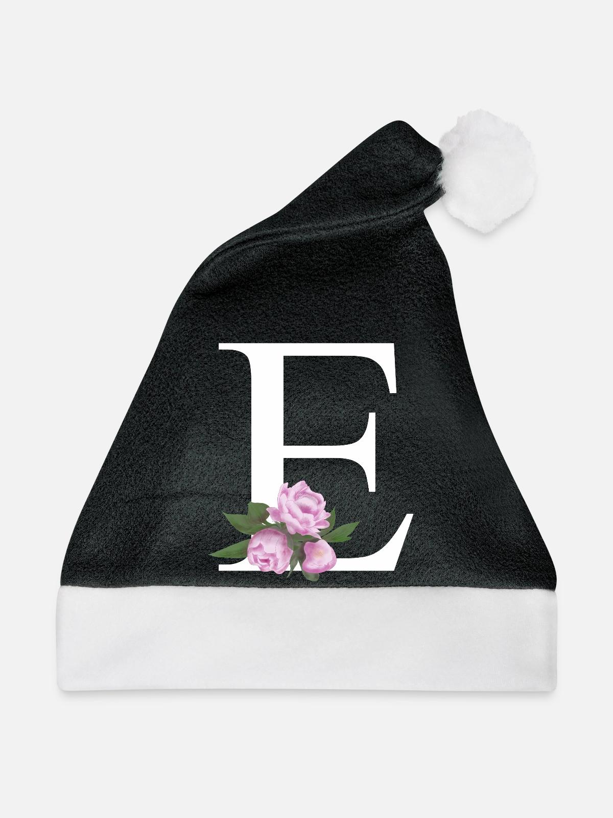 E - Weihnachtsmütze - Schwarz/Weiß - Vorne