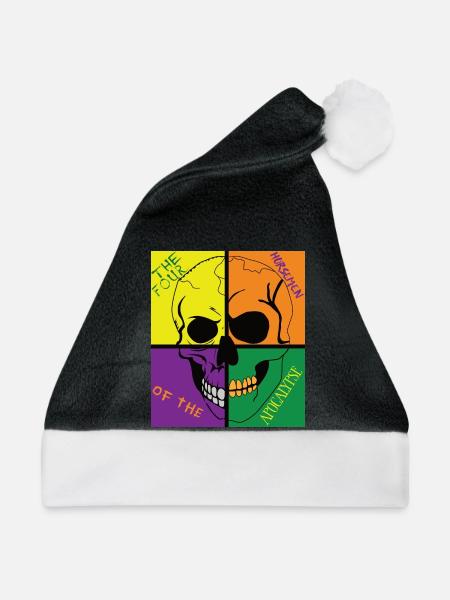 Schädel der Apocalypse - Weihnachtsmütze - Schwarz/Weiß