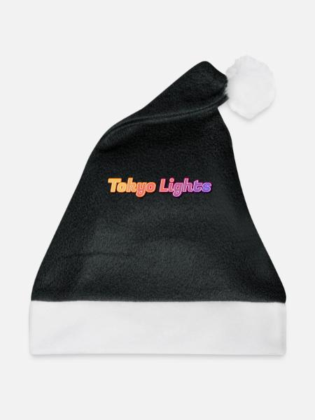 Tokyo Lights Neon-Schrift - Weihnachtsmütze - Schwarz/Weiß