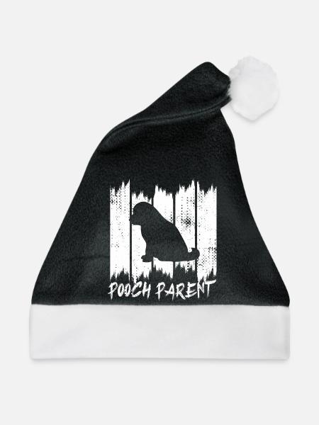 Hundeeltern - Weihnachtsmütze - Schwarz/Weiß