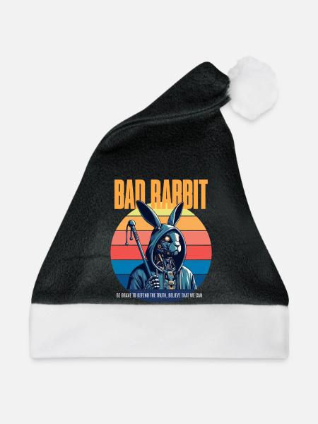 Bad Rabbit - Weihnachtsmütze - Schwarz/Weiß