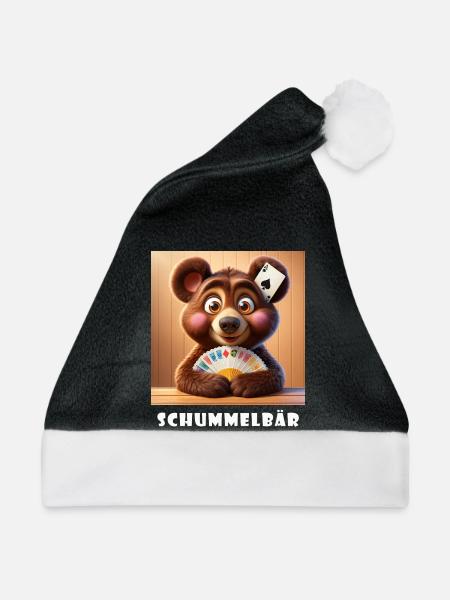 Schummelbär - Weihnachtsmütze - Schwarz/Weiß