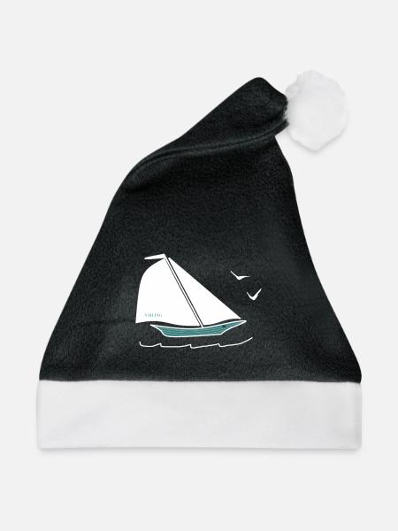 sailing - Weihnachtsmütze - Schwarz/Weiß