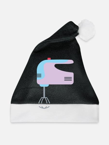 mixer - Weihnachtsmütze - Schwarz/Weiß
