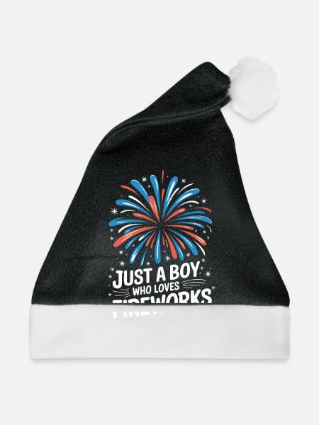 Pyrotechniker Feuerwerk Pyrotechnik - Weihnachtsmütze - Schwarz/Weiß