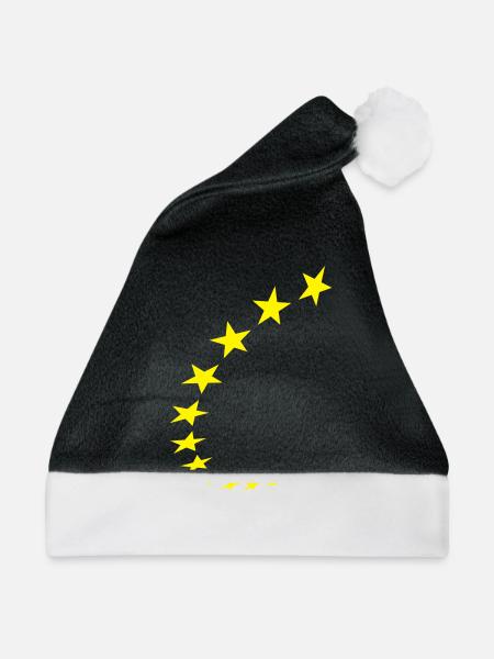 Stars - Weihnachtsmütze - Schwarz/Weiß