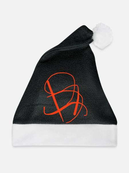 Geschenkidee für Kunststudent - Weihnachtsmütze - Schwarz/Weiß