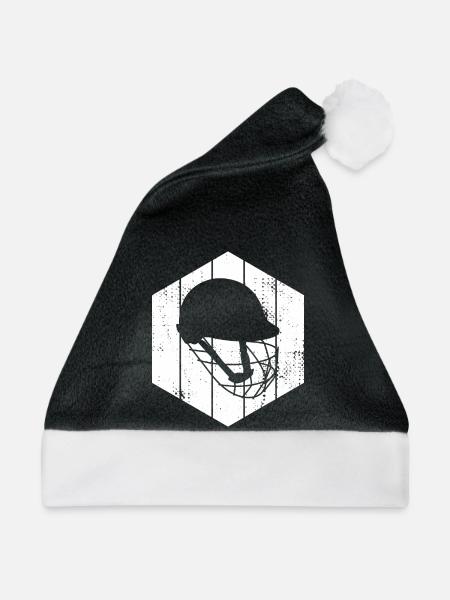 Crickethelm Zeichnung - Weihnachtsmütze - Schwarz/Weiß