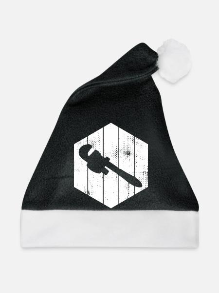 Rohrzange Skizze - Weihnachtsmütze - Schwarz/Weiß