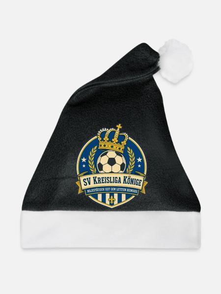 SV Kreisliga Könige - Weihnachtsmütze - Schwarz/Weiß