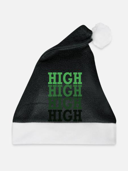 Hoch - Weihnachtsmütze - Schwarz/Weiß