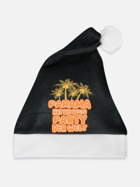 Panama - Weihnachtsmütze - Schwarz/Weiß