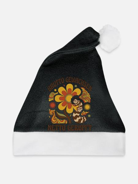 Brutto Gewachsen Netto Gerupft - Weihnachtsmütze - Schwarz/Weiß
