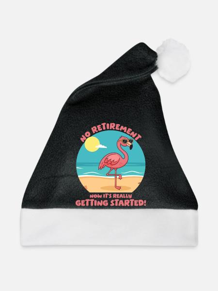 Retirement? Now it's really getting started! - Weihnachtsmütze - Schwarz/Weiß