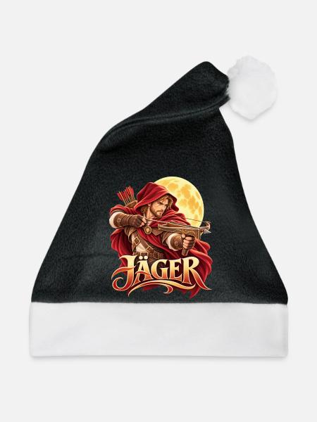 Mondlichtjäger - Weihnachtsmütze - Schwarz/Weiß