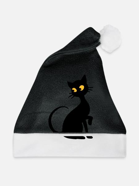 Chat - Weihnachtsmütze - Schwarz/Weiß