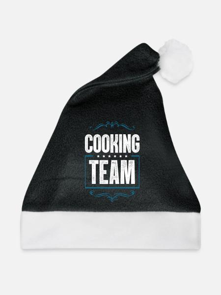 Cooking Crew - Weihnachtsmütze - Schwarz/Weiß