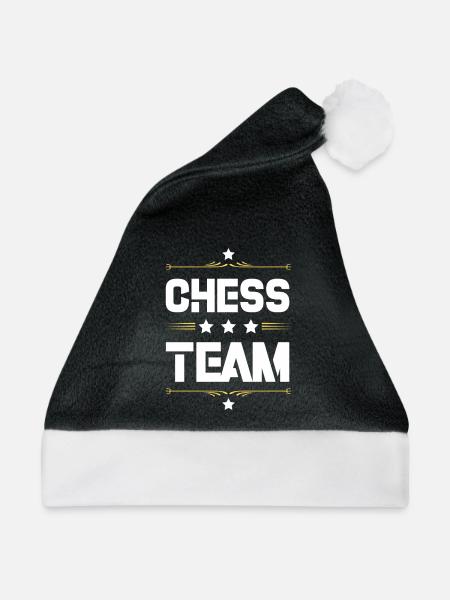 Chess Team - Weihnachtsmütze - Schwarz/Weiß