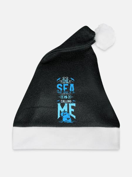 Segeln - Weihnachtsmütze - Schwarz/Weiß