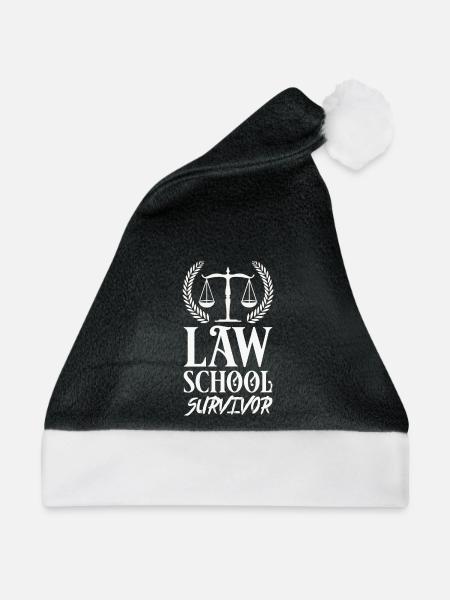 Anwalt - Weihnachtsmütze - Schwarz/Weiß