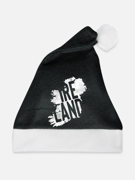 Ireland - Weihnachtsmütze - Schwarz/Weiß