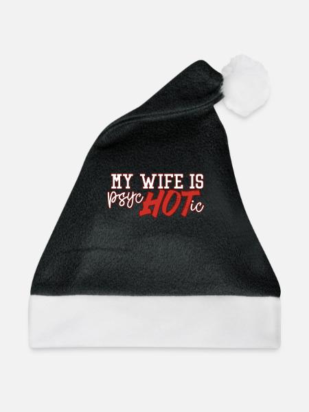 Frau Ehe - Weihnachtsmütze - Schwarz/Weiß