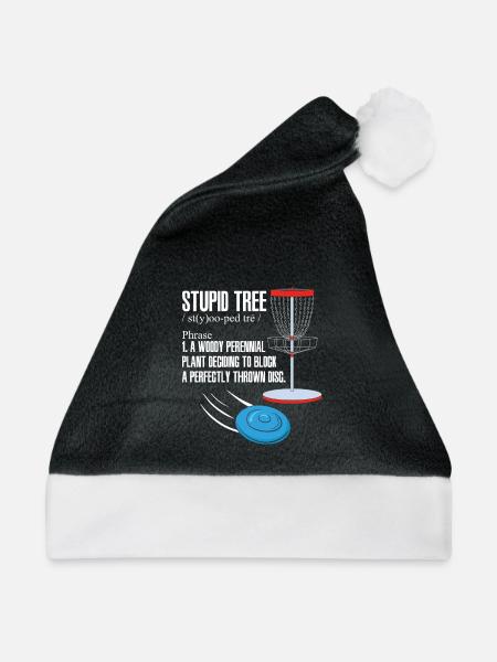 Disc Golf - Weihnachtsmütze - Schwarz/Weiß