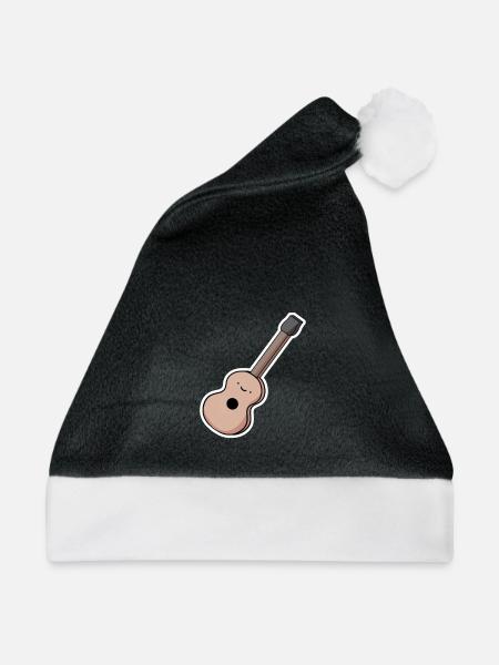 Gitarre - Weihnachtsmütze - Schwarz/Weiß