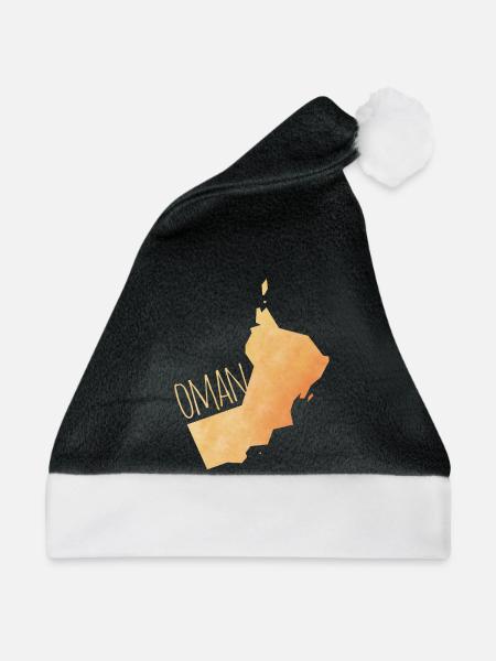 Oman - Weihnachtsmütze - Schwarz/Weiß