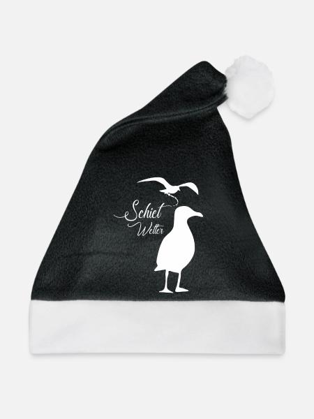 Schietwetter - Weihnachtsmütze - Schwarz/Weiß