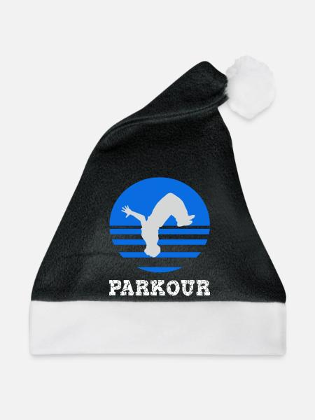 parkour - Weihnachtsmütze - Schwarz/Weiß