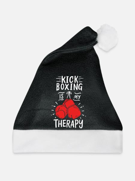 Kickboxen Kickboxer - Weihnachtsmütze - Schwarz/Weiß
