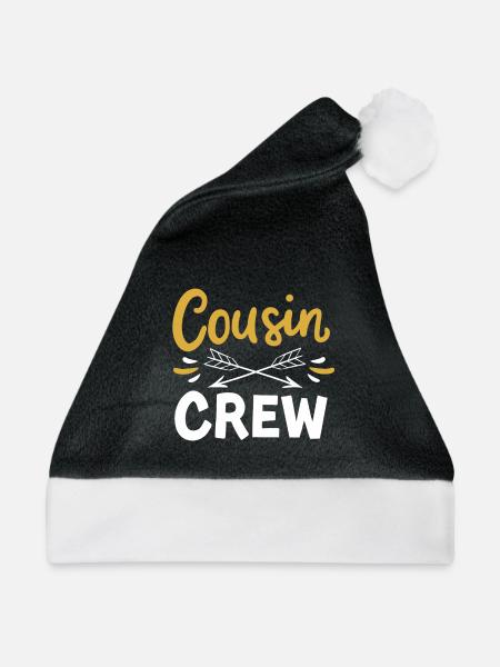 Cousin Crew - Weihnachtsmütze - Schwarz/Weiß