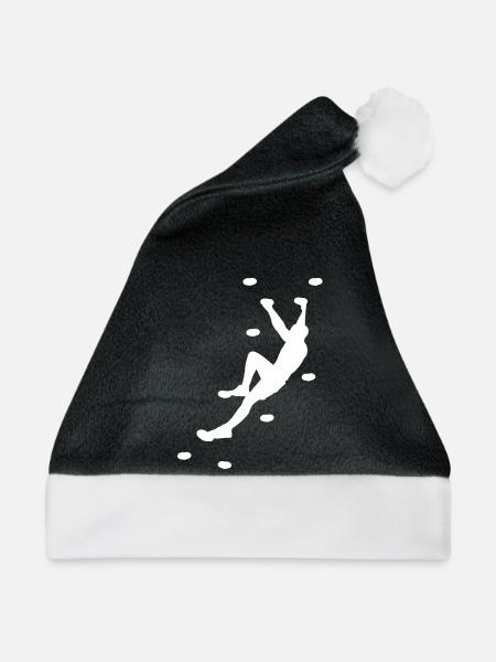 Wandklettern Bouldern Felsklettern - Weihnachtsmütze - Schwarz/Weiß
