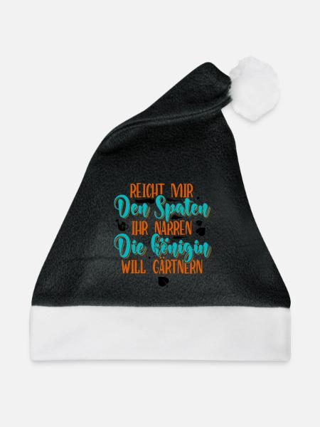 Gärtnerin - Weihnachtsmütze - Schwarz/Weiß