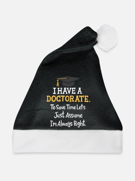 Promotion - Weihnachtsmütze - Schwarz/Weiß - Vorne