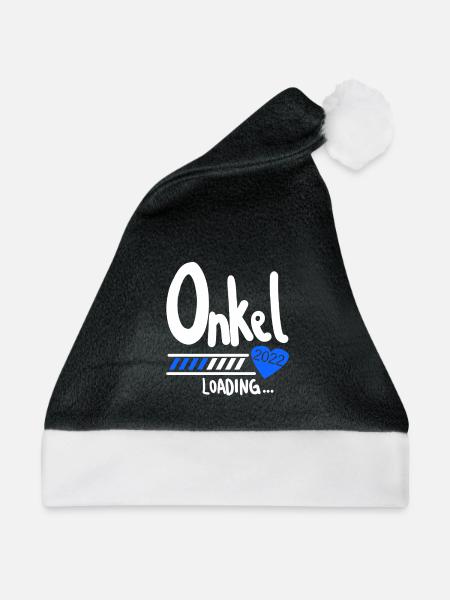 Onkel 2022 loading - Weihnachtsmütze - Schwarz/Weiß