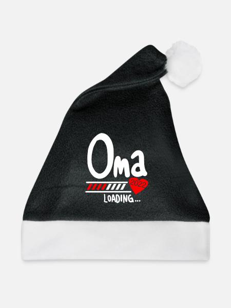 Oma 2022 loading - Weihnachtsmütze - Schwarz/Weiß