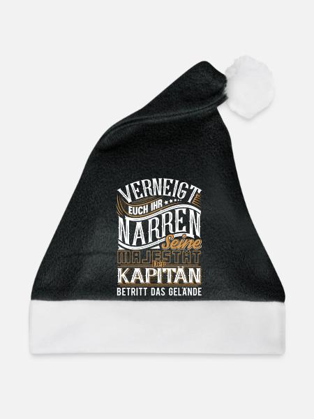 Kapitän - Weihnachtsmütze - Schwarz/Weiß