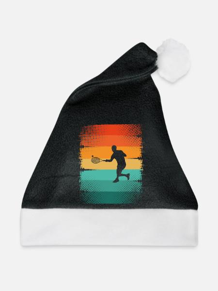 Tennis - Weihnachtsmütze - Schwarz/Weiß