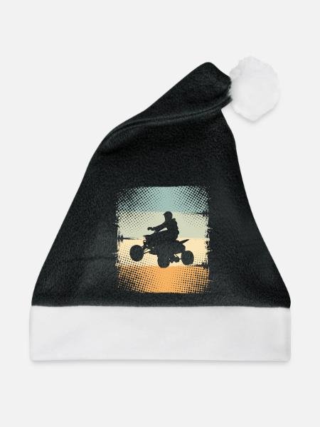 Quad - Weihnachtsmütze - Schwarz/Weiß