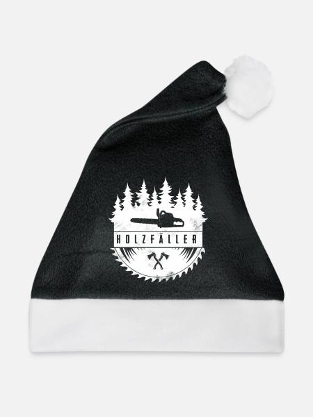 Holzfäller - Weihnachtsmütze - Schwarz/Weiß
