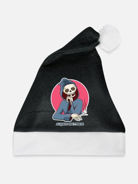 Außer Betrieb - Weihnachtsmütze - Schwarz/Weiß